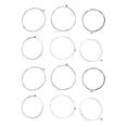 thumbnail image 1 of 2Set Cuerdas de Guitarra Electrica (008-038) Pulgadas Extremo de Bola Plateado Nickell 6Pcs/Set Blanco Cuerdas para Guitarra Musical, 1 of 5