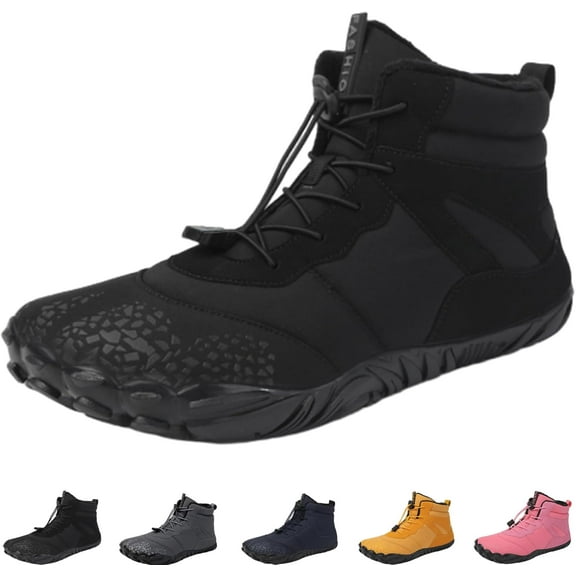 Grounded Winter Footwear For Women, Hike Winter Footwear Barefoot Womens Boots Men, Waterproof Wide Toe Box Barefoot Winter, GroundedFootwear for Women