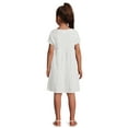 thumbnail image 3 of Wonder Nation Girls Tiered Eyelet Dress with Short Sleeves, Size 4-18 & Plus, 3 of 7