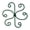 Green 1Pcs, variant on HOARBOEG 1Pcs Metal Plant Support Frame, Green Flower Support Rod & Stabilizer for Potted Plants, Rust-Proof Vine Climbing Support, Garden Plant Stake Trellis