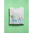thumbnail image 3 of Watercolor Bicycle . Sweatshirt Women -Image by Shutterstock, Female 3X-Large, 3 of 4