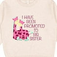 thumbnail image 3 of Inktastic I Have Been Promoted to Big Sister Pink Toddler Sweatshirt, 3 of 4