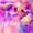 Hot Pink Abstract, variant on Elephant Stock Hot Pink Abstract Wall Art - Horizontal Multi Panel Canvas - Living Room Wall Decor - Abstract Multi Panel - Purple And Blue Decor - 36" x 22"