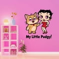 thumbnail image 3 of My Little Pudgy Betty "Boop-Boop-Be-Doop" Quote Wall Decal Decoration Cute Beautiful Girls Womens Kids Children Hoilday Decals Stickers Art Gift Room Walls Wall Decoration - Size: 10 In(W) x 10 In(H), 3 of 4