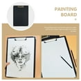 thumbnail image 5 of Supvox 2Pcs Black Waterproof Drawing Board Artist Clipboard with Strong Clip for Art, 5 of 6