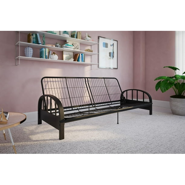 Aiden Metal Futon Frame, Black