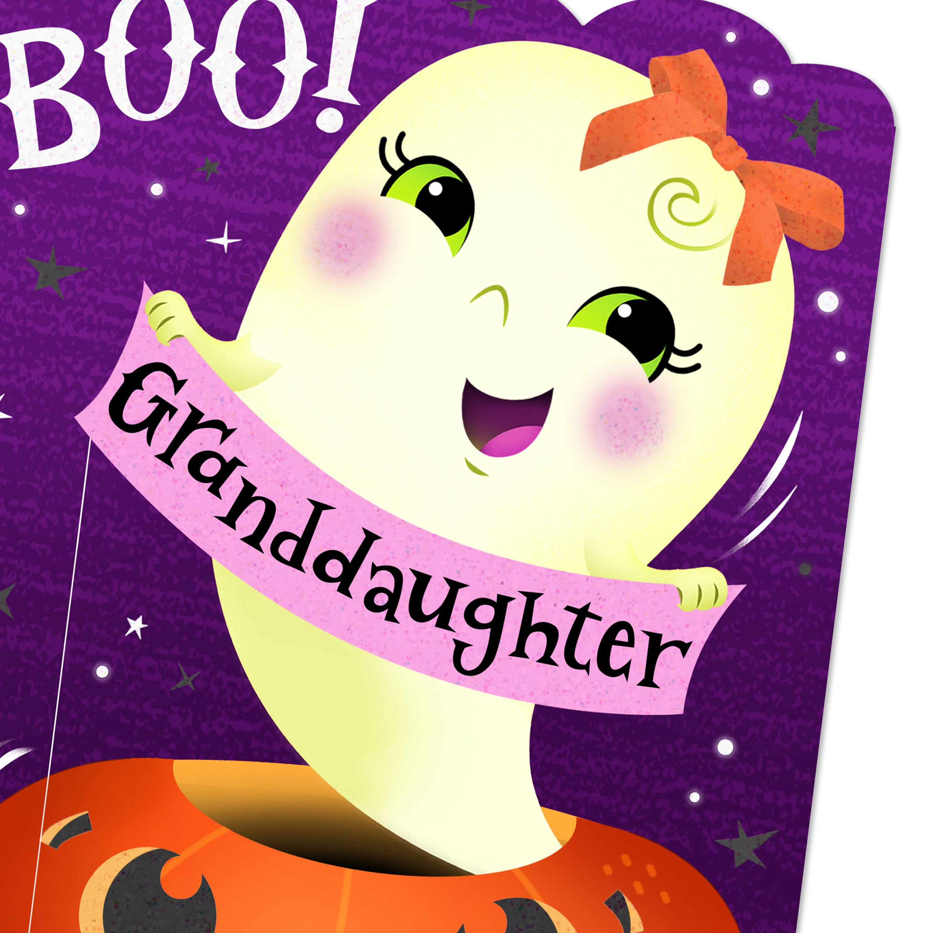 Hallmark Connections From Hallmark Kids Halloween Card - Ghost W- Banner