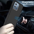 thumbnail image 3 of For Motorola G Stylus 5G (MultiCarrier 6.6" 16MP Camera) 2023 Tough Strong Hybrid (Magnet Mount Friendly) Case Cover - Black, 3 of 5