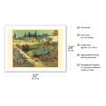 thumbnail image 2 of Garden at Arles, France - From an Original Color Painting by Vincent Van Gogh c.1888 - Bamboo Fine Art 290gsm Paper Print (Unframed) 24x32in, 2 of 4