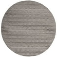 thumbnail image 5 of SAFAVIEH Montauk Randall Geometric Striped Cotton Area Rug, Ivory/Black, 5' x 8', 5 of 10