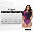 thumbnail image 2 of KLL Women 's Crew Neck Bodysuit Jumpsuits Mystical Dragon Under Moon Print Short onesies Stretch T Shirts, 2 of 5