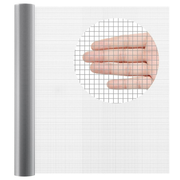 STAWAY 1/4 Inch Hardware Cloth - Heavy Duty Galvanized Wire Mesh Roll for Chicken Wire Fencing, Rabbit Cages, Garden Protection, Durable 23 Gauge Steel for Long Lasting Outdoor Use