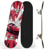 Complete Skateboards for Beginners,7 Layer Canadian Maple Double Kick Deck,31''Pro Cruiser Japanese skate Board