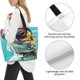 thumbnail image 3 of Balery Stylish Sunglasses Iguana Bolsa Tote Estilo Estético con Cremalleras, Bolsa de Hombro, Bolsa de Compras Grande y Plegable, 3 of 8