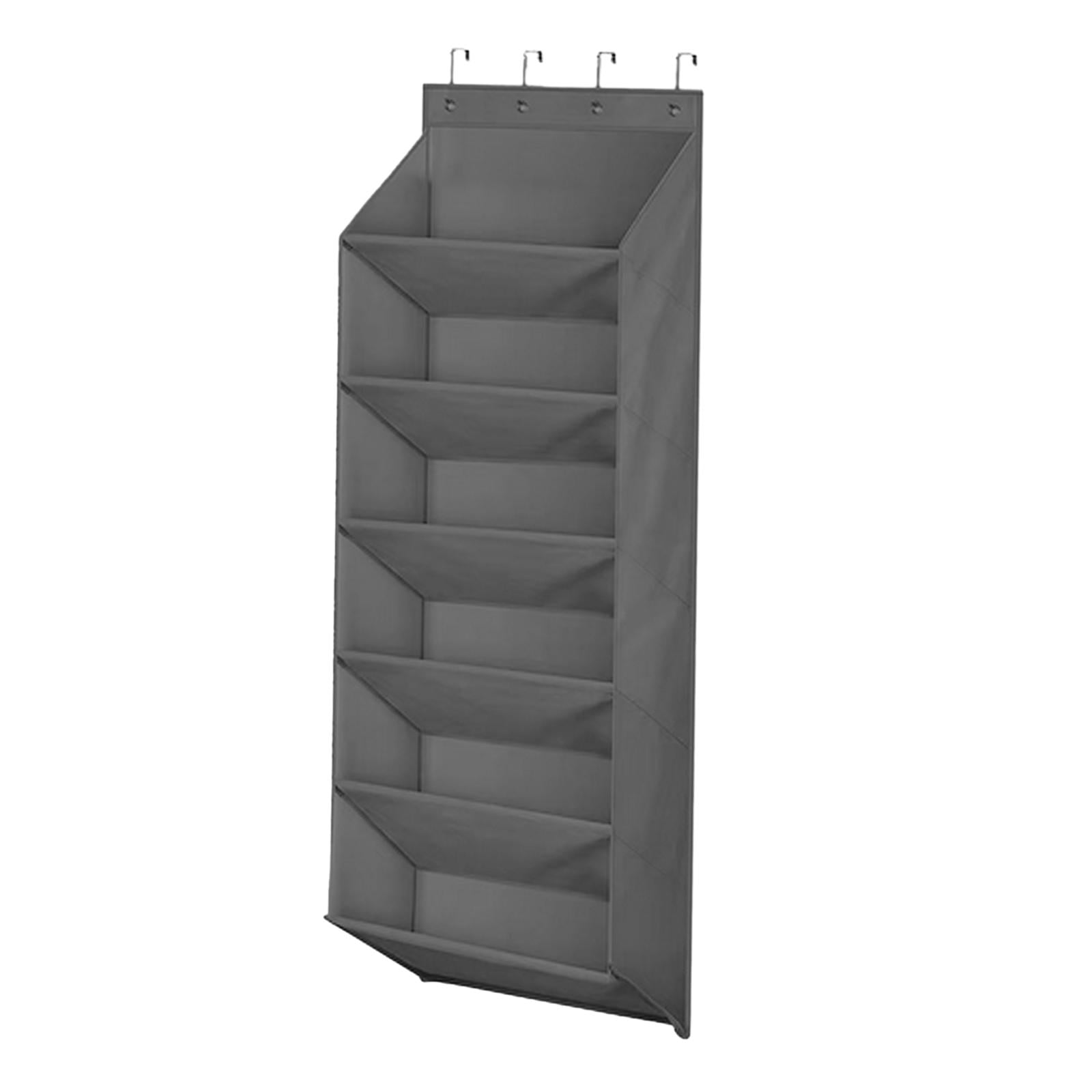 6 Tier Large Deep Pockets Door Shoe Rack Hanging Storage Bag for Closet Door