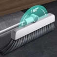 thumbnail image 6 of 3-in-1 Cleaning Set Broom and Dustpan with Floor Brush, 180° Rotating Head, Foldable Dustpan, Long Handle Household Cleaning Kit for Home Use, 6 of 7