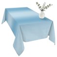 thumbnail image 2 of Light Blue Ombre Table Cloth Waterproof Tablecloths, Farmhouse Blue Gradient Modern Art Tablecloth Dining Table Cover for Kitchen Party Tabletop Outdoor, Rectangle Tablecloth 54x108 Inch, 2 of 9