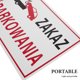 thumbnail image 3 of unbranded Señal Impermeable De Advertencia Para Entrada Evitar Estacionar Y Riesgo De Remolque, 3 of 6