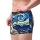 thumbnail image 2 of Balery Vintage Starry Sky Shark Calzoncillos bóxer para hombre, ropa interior de algodón suave y transpirable con cinturilla de nailon-X-Large, 2 of 5