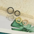 thumbnail image 3 of DESIGNICE 4Pcs Nose Studs,10G Cz L Shaped Nose Rings,Stainless Steel Nose Hoop, 3 of 4
