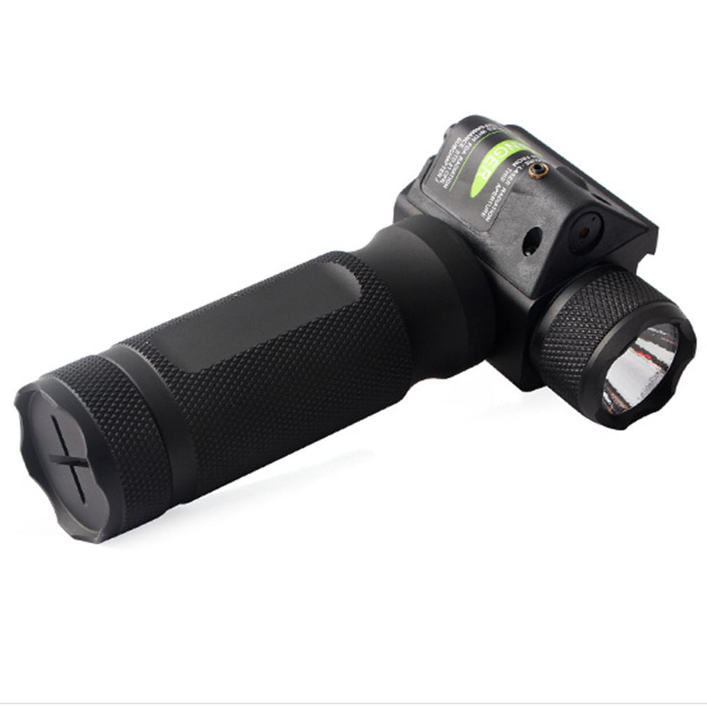 Details about   Super Bright Exterior Green Dot LED Flashlight Handle for 20mm Guide Rail 