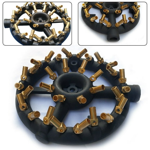 32-Tip Jet Burner 32 Tips Natural Gas Jet Burner Chinese Wok Range Pot Burner US