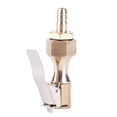 thumbnail image 2 of Inflator Brass Tire Inflator Locking On Chuck Air Compressor Pump Adapter with 6.5mm Barb Connector, 2 of 7