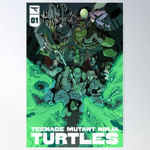 TMNT Fan Comic Cover Poster, 12x18 UNFRAMED