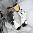 thumbnail image 5 of Silaia Bluey Print Adult Socks, Athletic Socks, Mens and Womens Crew Cushion Socks,Work Athletic Running Socks,Casual Breathable Socks, 5 of 6