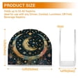 thumbnail image 2 of Ryvnso Bohemia Ethnic Moon and Star Acrylic Napkin Holder Table Kitchen Paper Tissue Organization, 2 of 7