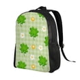thumbnail image 2 of Disketp St Patrick's Day11 Mochila Unisex de Apertura Lateral Completa, Mochila para Laptop para Escuela, Trabajo y Viajes, 2 of 8