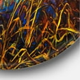 thumbnail image 3 of Designart 'A Light Blue Sky Over Orange Meadows' Traditional Circle Metal Wall Art 23x23 - Disc of 23, 3 of 5