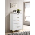 thumbnail image 2 of Kendall 5-drawer Bedroom Chest White, 2 of 7