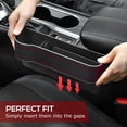 thumbnail image 1 of Milisten 2Ud Organizador De Asiento Para Auto Negro Con Filler Para Espacios Y Porta Bebidas Y Práctico, 1 of 8