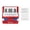 Red, variant on Professional 17 Key 8 Bass Piano Accordion Educational Musical Instrument for Beginners Students, Red Duo-Unit Edition (9.06 x 9.45 x 4.72 inches / 23 x 24 x 12 cm)