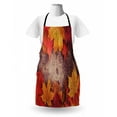 thumbnail image 3 of Fall Apron, Bunch of Autumn Leaves on Shabby Wood Surface September October Nature Themed, Unisex Kitchen Bib with Adjustable Neck for Cooking Gardening, Adult Size, Multicolor, by Ambesonne, 3 of 4