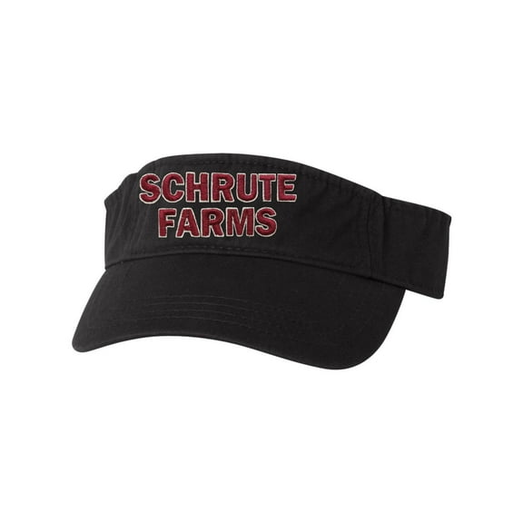 Adult Schrute Farms Embroidered Visor Dad Hat