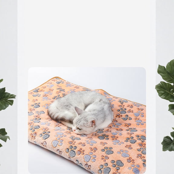 Dog Blanket Waterproof Pet Blanket for Small Medium Dogs & Cats, 24x16 in Soft Plush Crate Mat, Reversible Couch Protector for Puppy Bedding, All-Season Pet Throw Coffee