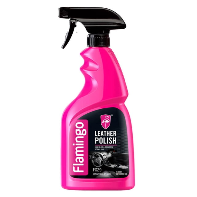 Abrillantador De Cuero Flamingo 500 Ml Con Atomizador Modelo F029