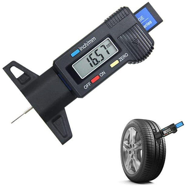Tire Depth Gauge, Tire Tread Depth Gauge Digital, Tire Tread Gauge with