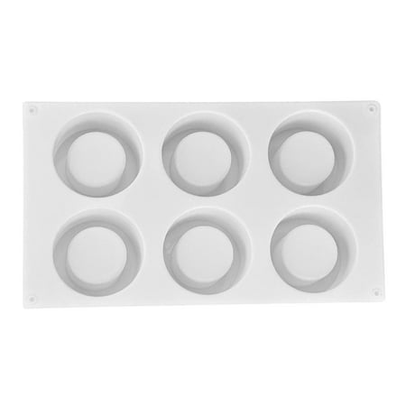 

6 Holes Pudding Cup Art Cake Mould Pan 3d Silicone Mold Mousse Chocolate Mould
