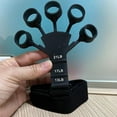 thumbnail image 3 of Black Finger Corrector Puller Silicone Basketball Climbing 5-Finger Corrector Training Device, 3 of 8
