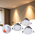 thumbnail image 1 of Outdor Thin Downlight LED Embedded Glare Three Color Variable Light Source Indoor Hotel Engineering Home Use 2.5 Inch Ceiling Light 5W Power, 1 of 6