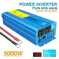 thumbnail image 2 of Pure Sine Wave Inverter DC 12v/24v To AC 220 3000W 4000W 5000W Volt LED Display Converter Transformer Car Inversor Solar Power ,Safety, 2 of 6