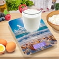 thumbnail image 7 of BZSMCE Digital Food Scale Kitchen Scales Creatively Seashells on Sunny Beach Pattern Baking Cooking Keto and Meal Prep, with LCD Display, 7 of 7