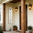 thumbnail image 5 of Large Wood Welcome Sign for Front Door,Farmhouse Welcome Wall Decor with Bee Design, Rustic Outdoor Porch Sign Ready to Hang 43x9 Inch, 5 of 6