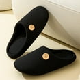 thumbnail image 4 of Women's Slippers Soft Comfy Warm Memory Foam Non-Slip House Shoes Bedroom Cozy Indoor Outdoor Slip on for Women, 4 of 5