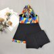 thumbnail image 5 of Traje de baño de una pieza para mujer, traje de baño conservador estampado de moda para mujer, traje de baño de dos piezas para mujer, traje de baño de moda playera para mujer, trajes de baño de una p, 5 of 8