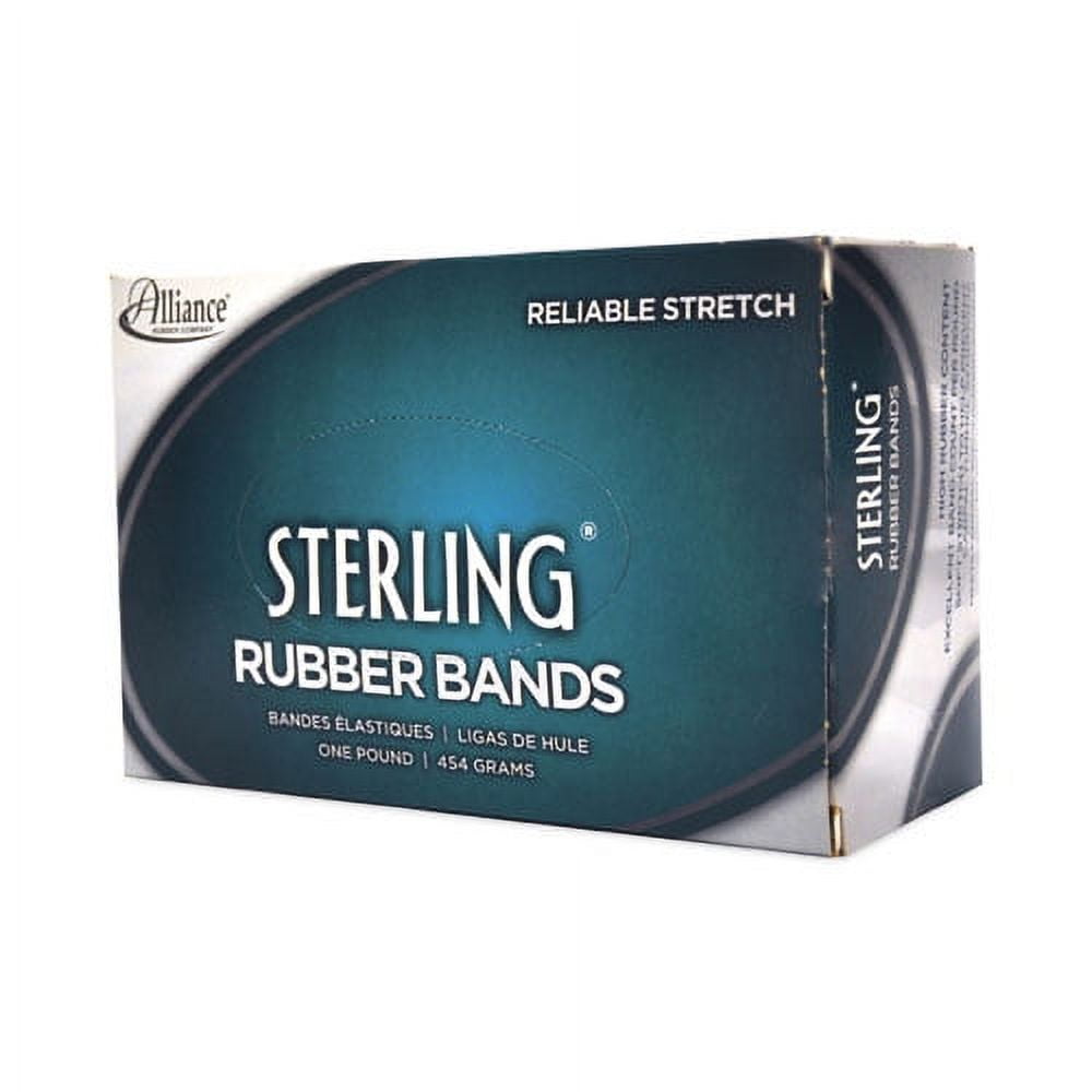 "Sterling Rubber Bands, Size 30, 0.03"" Gauge, Crepe, 1 Lb Box, 1,500/box | Bundle of 2 Boxes"