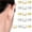 Gold&Silver, variant on Duslogis 16Pcs Silicone Earring Backs for Studs and Hoops, Secure Locking for Heavy Earrings, Hypoallergenic Soft Clear (8 Gold 8 SIlver)